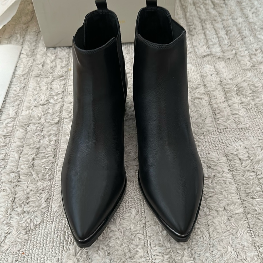 NWT - Marc Fisher Black Booties - Size 9